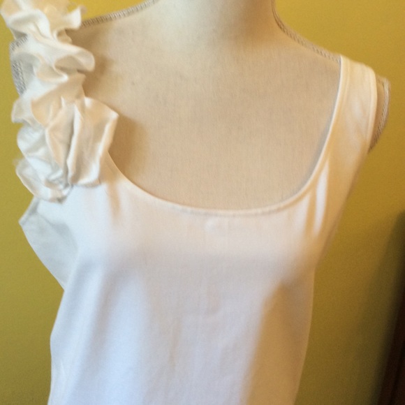 Grace Elements White Cotton Top Size L - Picture 2 of 11